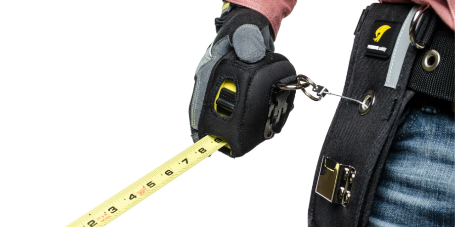 tape measure drop prevention