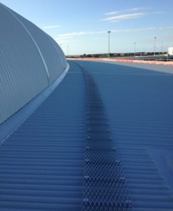 Roof walkway installation