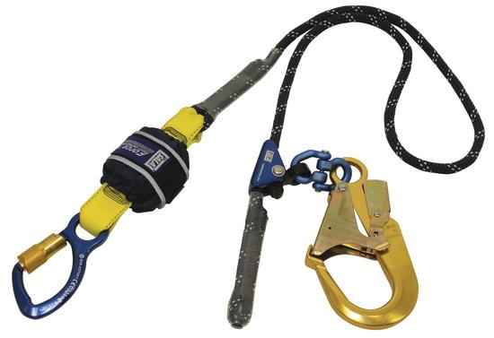 SALA Force 2 Adjustable Cut Resistant Rope Fall Arrest Lanyard