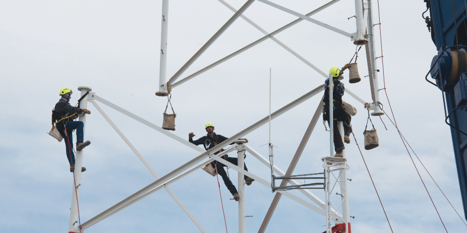 Fall Arrest and Work Postioning on Tower