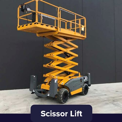 Solar Panel Installations - Scissor Lift