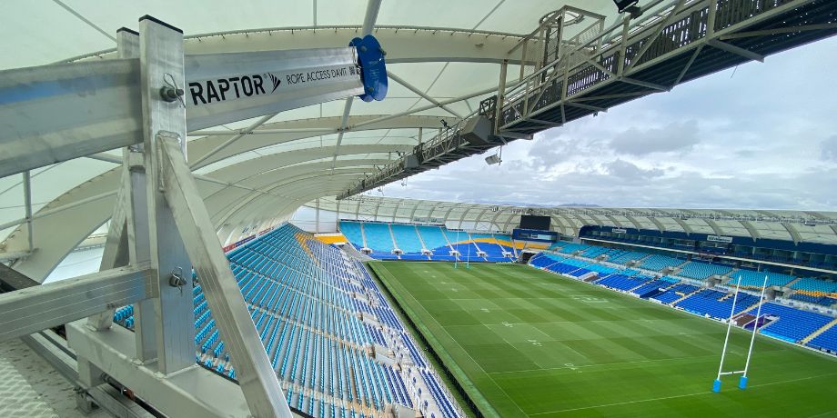 Raptor Rope Access Needle System at Cbus Super Stadium