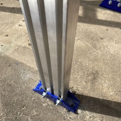 System is easy to install into concrete